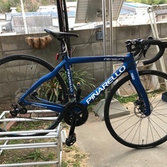 Pinarerello razha disk 105 カーボン　ネイビーオフホワイト　44サイズ