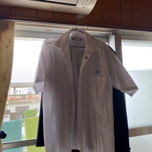 前原高校男子制服、ブレザー、3Lシャツ一枚