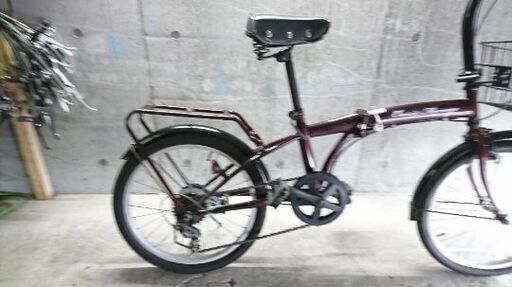 折りたたみ自転車中古 MIMOLETE カゴ付き タイヤ20インチ