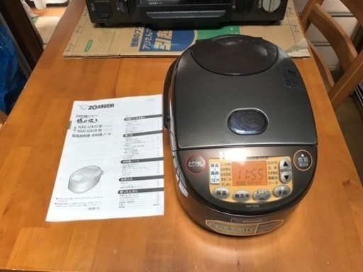 ZOJIRUSHI 炊飯器 5.5合 象印 IH式 極め炊きNW-VA10-TA 2020年製