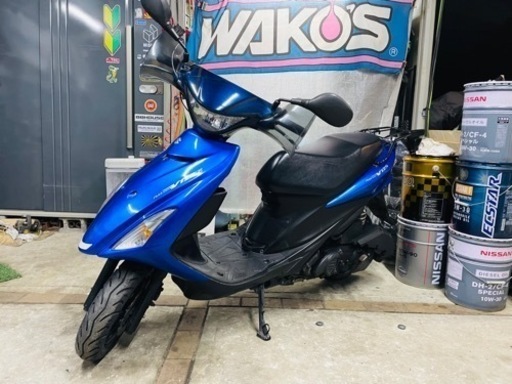 ★実動！アドレスV125S CF4MA 前後タイヤ新品！グリップヒーター 社外サス 千葉 木更津 配送可 原付 通勤 通学 配達 フードデリバリー★