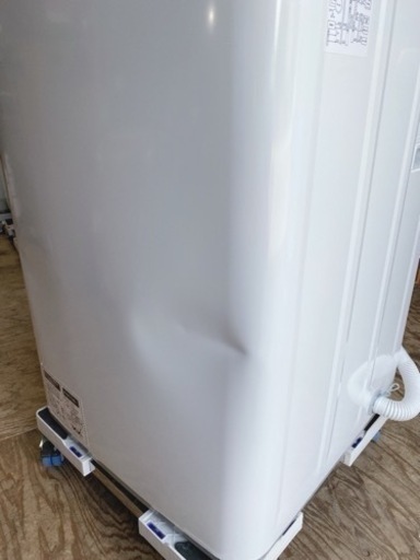 SHARP 全自動洗濯機5.5kg ES-GE5C-W 2019年製　【i1-0402】