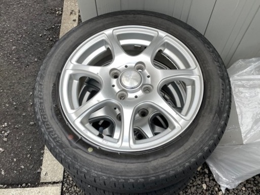 ◇BRIDGESTONEブリヂストン 夏タイヤ アルミホイール 4本セット 155