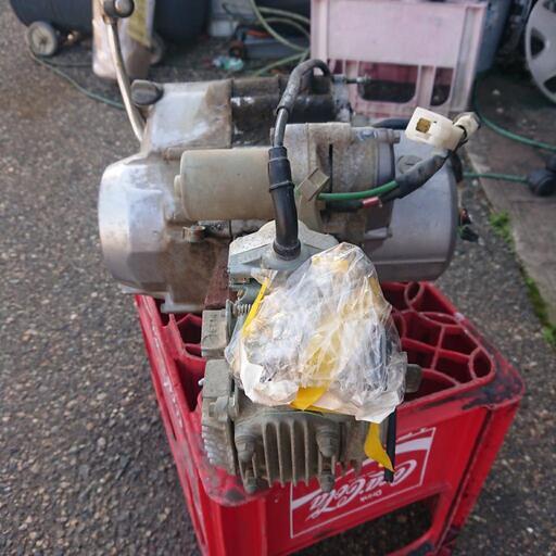 希少カブ100EXエンジン&キャブ実動☆