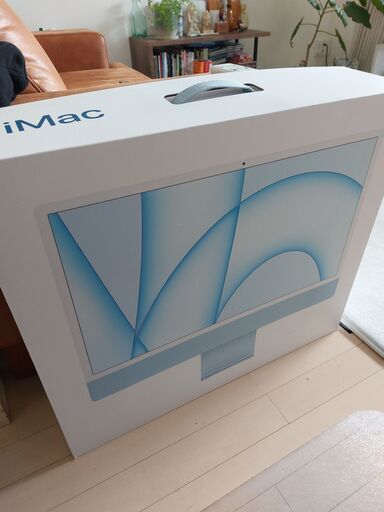 新品開封済 2021年版 Imac 24inch (青色、16メモリ、1TB、Final cut pro付)