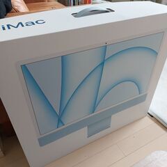 新品開封済 2021年版 Imac 24inch (青色、16メモリ、1TB、Final cut pro付)