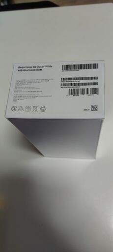 新品未開封　SIMフリー Xiaomi Redmi Note 9S 4GB 64GB M2003J6A1R グレイシャーホワイト Android スマホ