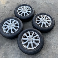 155/65R13夏タイヤアルミセット中古品