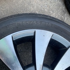 165/55R15 夏タイヤアルミホイールセット中古品
