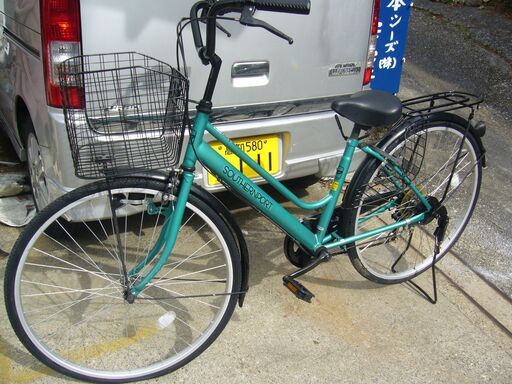 商談中２６インチ街乗り用変速機付き自転車高知市内配達無料