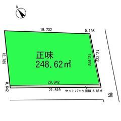 【古河駅まで徒歩約11分】 古河市本町３丁目 【駅チカ売地 75坪】