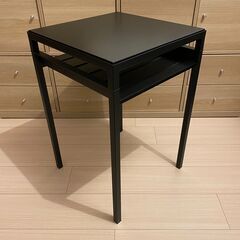 サイドテーブル IKEA NYBODA ニーボーダ ブラック