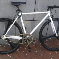 お買い得💴カッコいい～❗️美品‼️快速オシャレなピストバイク  700c