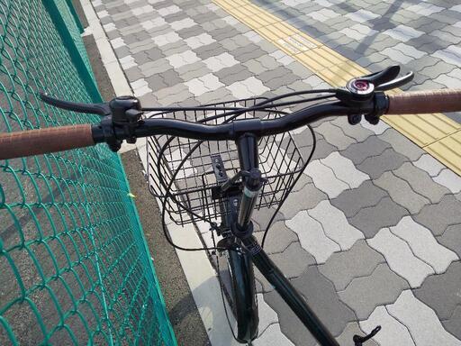 折りたたみ自転車 ♪ジモティー特価♪便利な前カゴ・シマノ外装6段変速付き