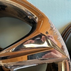 専用)トヨタ 220クラウンRS 前期 純正 18in 8J +45 1本目 スパッタリング】トヨタ 220 クラウン RS 純正 18in 8J +45 PCD114.3 1