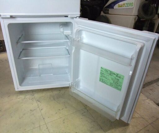 小型 冷蔵庫 90L 2ドア 2016年製 ユーイング UR-D90J ホワイト 直冷式