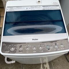 洗濯機 5.5Kg 2017年製 ハイアール JW-C55A Haier ネットヤブレ ニオイ 