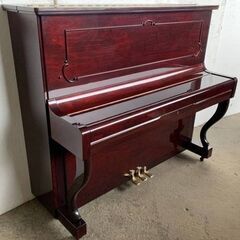 ★☆アップライトピアノ 卸売シリーズ！！国産　猫脚ワインレッド☆★