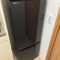 シャープ冷蔵庫(167L)。0円。