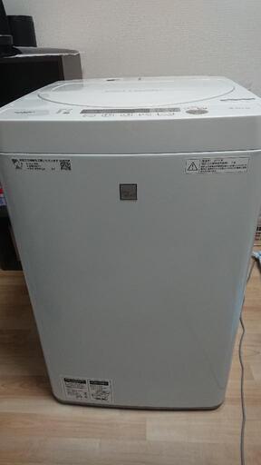 【2019年式】シャープ製 単身用洗濯機 4.5kg