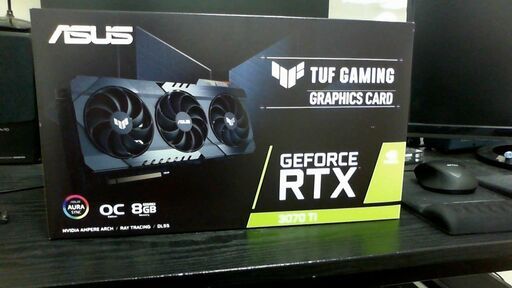 本日、大阪日本橋　ASUS TUF GAMING RTX3070TI