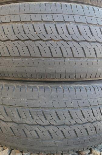 18年製ﾎﾜｲﾄﾚﾀｰ215/60R17 ﾄｰﾖｰH20 ﾊｲｴｰｽ､ｷｬﾗﾊﾞﾝ