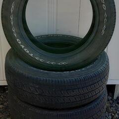 18年製ﾎﾜｲﾄﾚﾀｰ215/60R17 ﾄｰﾖｰH20 ﾊｲｴｰｽ､ｷｬﾗﾊﾞﾝ