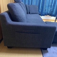カウチソファー ソファーソファーベッド 収納オットマン付き TJ6878