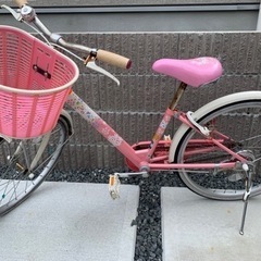 【再値下げ】子供用自転車　ジュニア向け　女の子　ピンク　中古　
