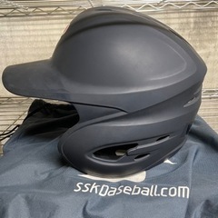 SSK 野球 ヘルメット 軟式用両耳付き(艶消し) 