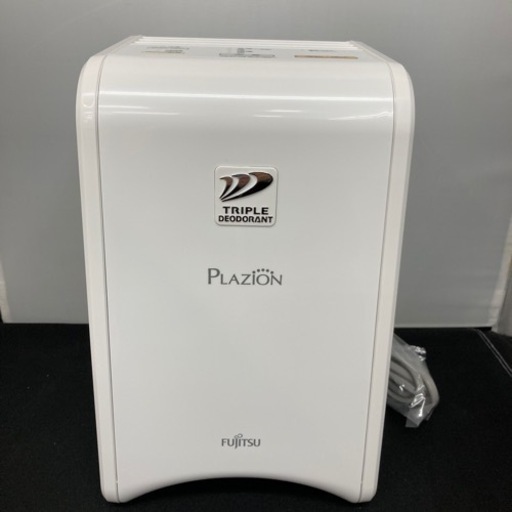 【美品】富士通　PLAZION 脱臭機　10畳　2021年製　DAS-15K  集じん機能　玄関　トイレ　ペット　コンパクト　富士通