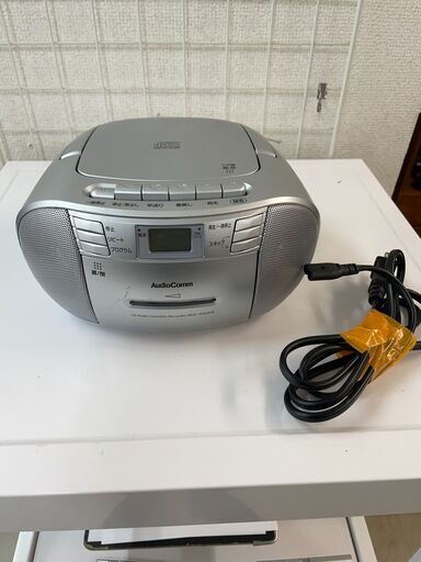 リサイクルショップどりーむ荒田店　No１４９６　CDラジオ　オーム電機　２０１９年製　中古　動作確認OK