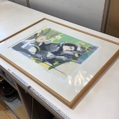 小林雅英　夢見る女　シルクスクリーン【トレファク桶川店】