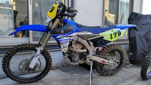 中古2017年式YZ250FX（ナンバープレート取得書類付）
