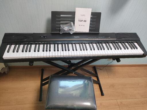 【決まりました】電子ピアノ88鍵盤