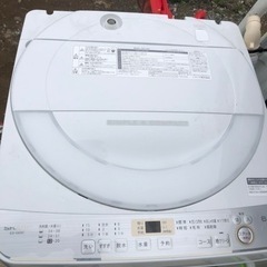中古SHARP洗濯機6キロ2019年モデル