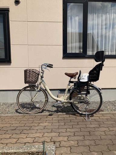 チャイルドシート付き自転車　パナソニック　ヘルメット付き