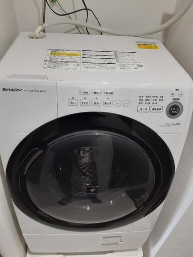 値下げ ドラム式洗濯乾燥機 SHARP ES-S7F 新品同様 | camarajeriquara