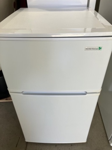 YAMADA 90L 2ドア冷凍冷蔵庫 YRZ-C09B1 2016年製