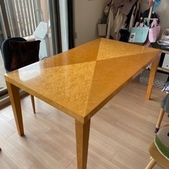 受渡し決定】IDC大塚家具 OTSUKA バーズアイメープル ダイニング