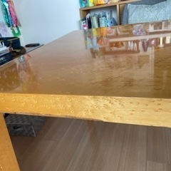 受渡し決定】IDC大塚家具 OTSUKA バーズアイメープル ダイニング