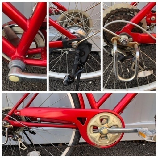 No.253 【LEDオートライト,6段変速】☆激安☆ 中古自転車 27インチ 軽