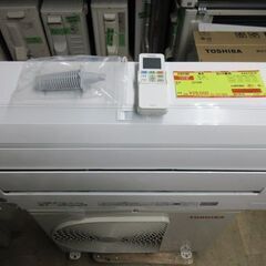 K03186　東芝　中古エアコン　主に6畳用　冷2.2kw／暖2.2kw