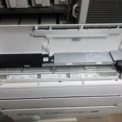 K03186　東芝　中古エアコン　主に6畳用　冷2.2kw／暖2.2kw