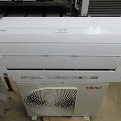 K03186　東芝　中古エアコン　主に6畳用　冷2.2kw／暖2.2kw