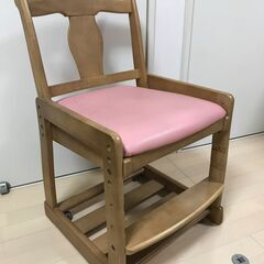 交渉中【カリモク】ピンク学習椅子【中古】