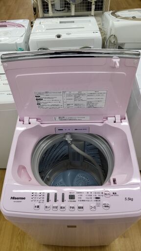 Hisense　全自動洗濯機　2018年製　HW-G55E5KP　SJ016