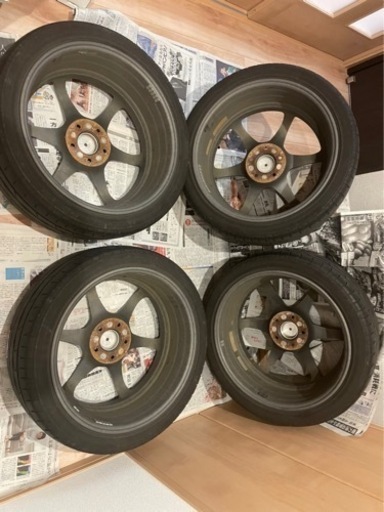 値下げしました 岩手県から タイヤホイール18インチ4本セットSSR