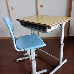 【ネット決済】学校机、椅子セット
