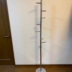 ステンレス ハンガーラック 伸縮123-173cm